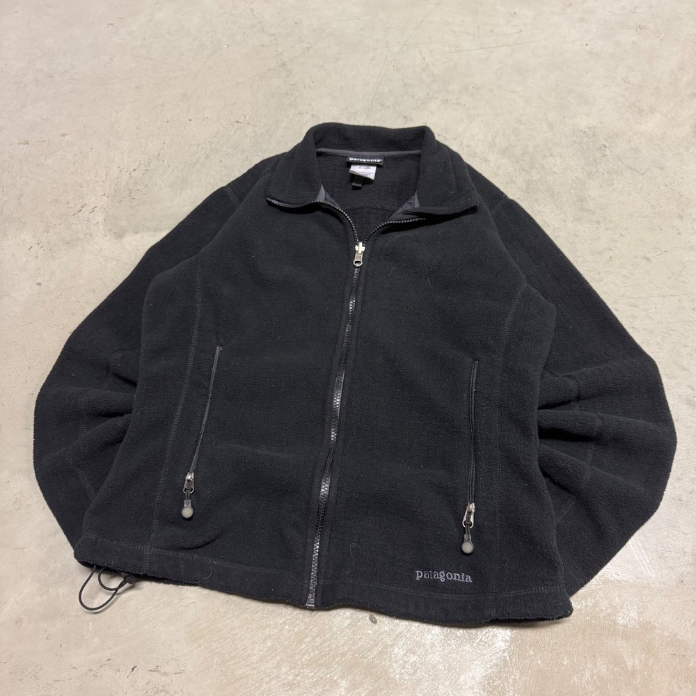 Patagonia Womens Synchilla Full Zip Fleece Jacket Black Small